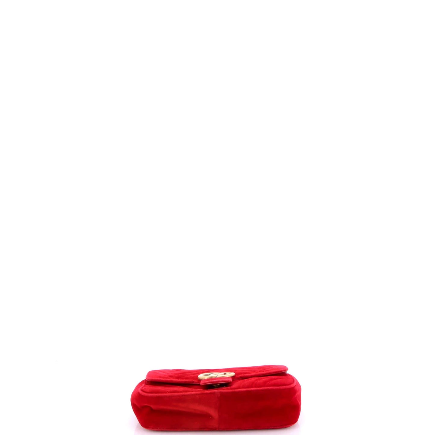 Gucci Gg Marmont Flap Bag Matelasse Velvet Small