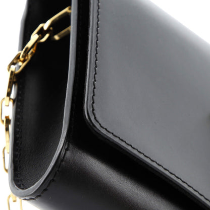 Louis Vuitton Chain Louise Clutch Leather Mm