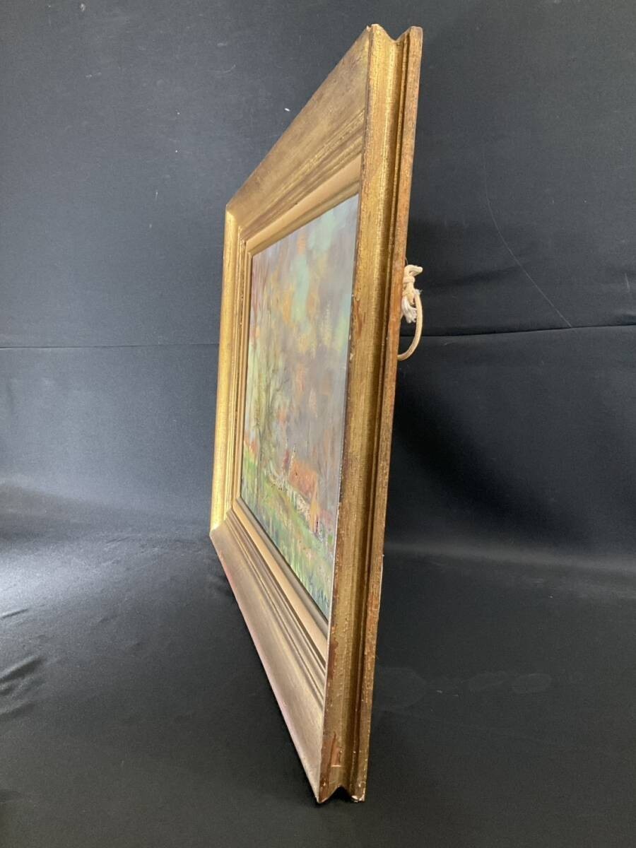 Signed Original Oil Painting Framed French Art Landscape By Richard Nahmias
