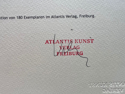 Alberto Giacometti Lithograph Coa -Original Numbered By Hand Signed