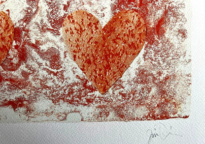 Jim Dine Lithograph Coa Signed Numbered 180 Ex