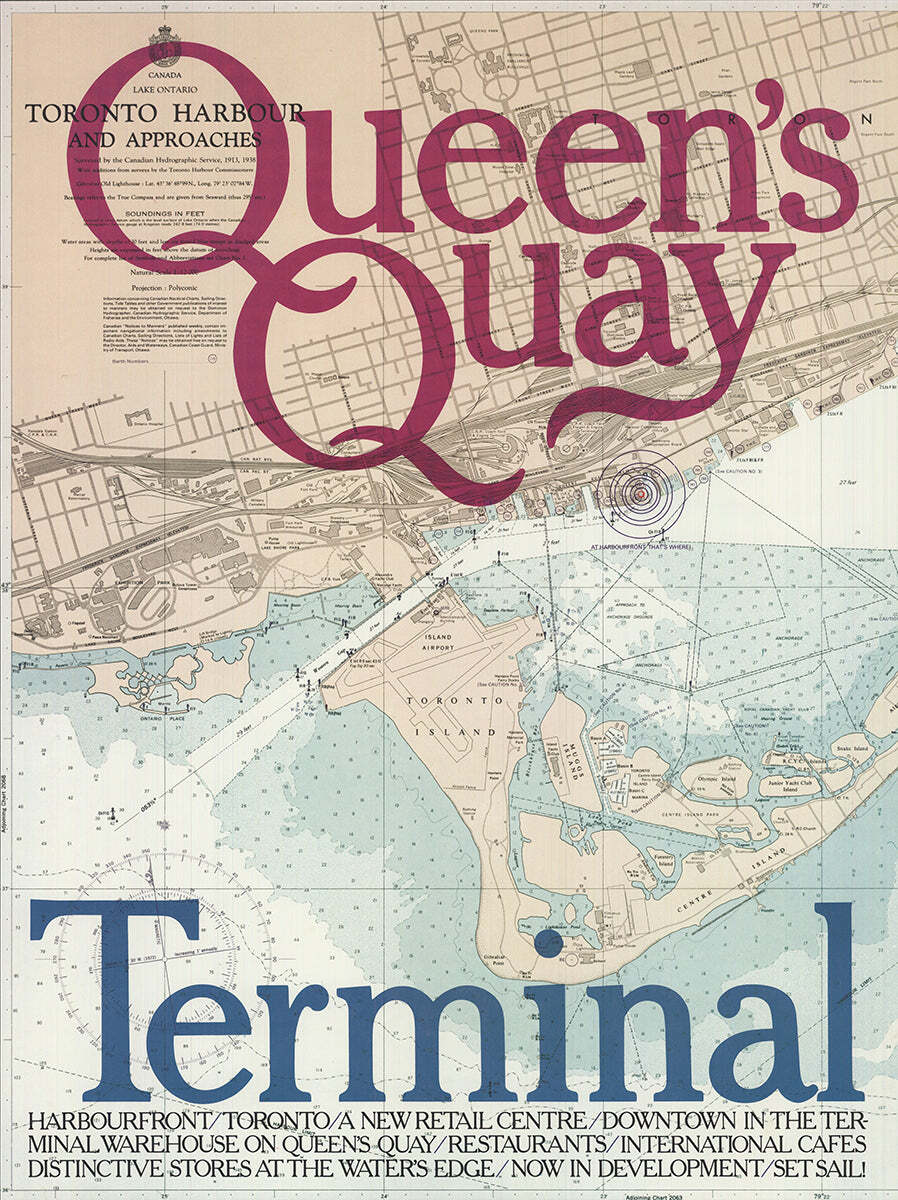 Zeidler Roberts Queen'S Quay Terminal " Offset Lithograph