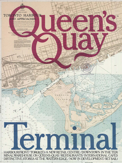 Zeidler Roberts Queen'S Quay Terminal " Offset Lithograph