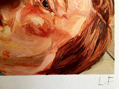 Lucian Freud Lithograph Coa Signed Numbered (Francis