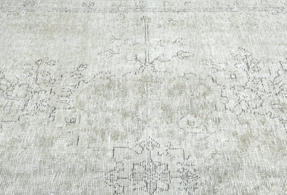 Antique Distressed Oriental Rug Vintage Floral