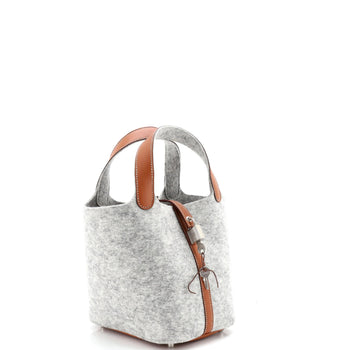 Hermes Picotin Lock Bag Felt With Leather Pm