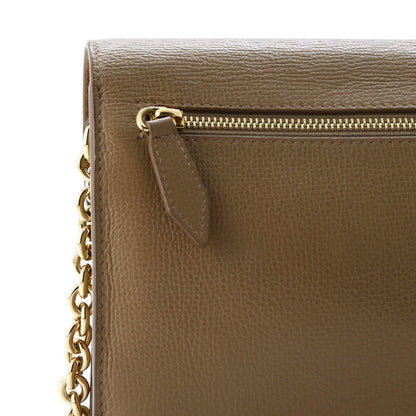 Burberry Macken Crossbody Bag Leather And House Check Canvas Small