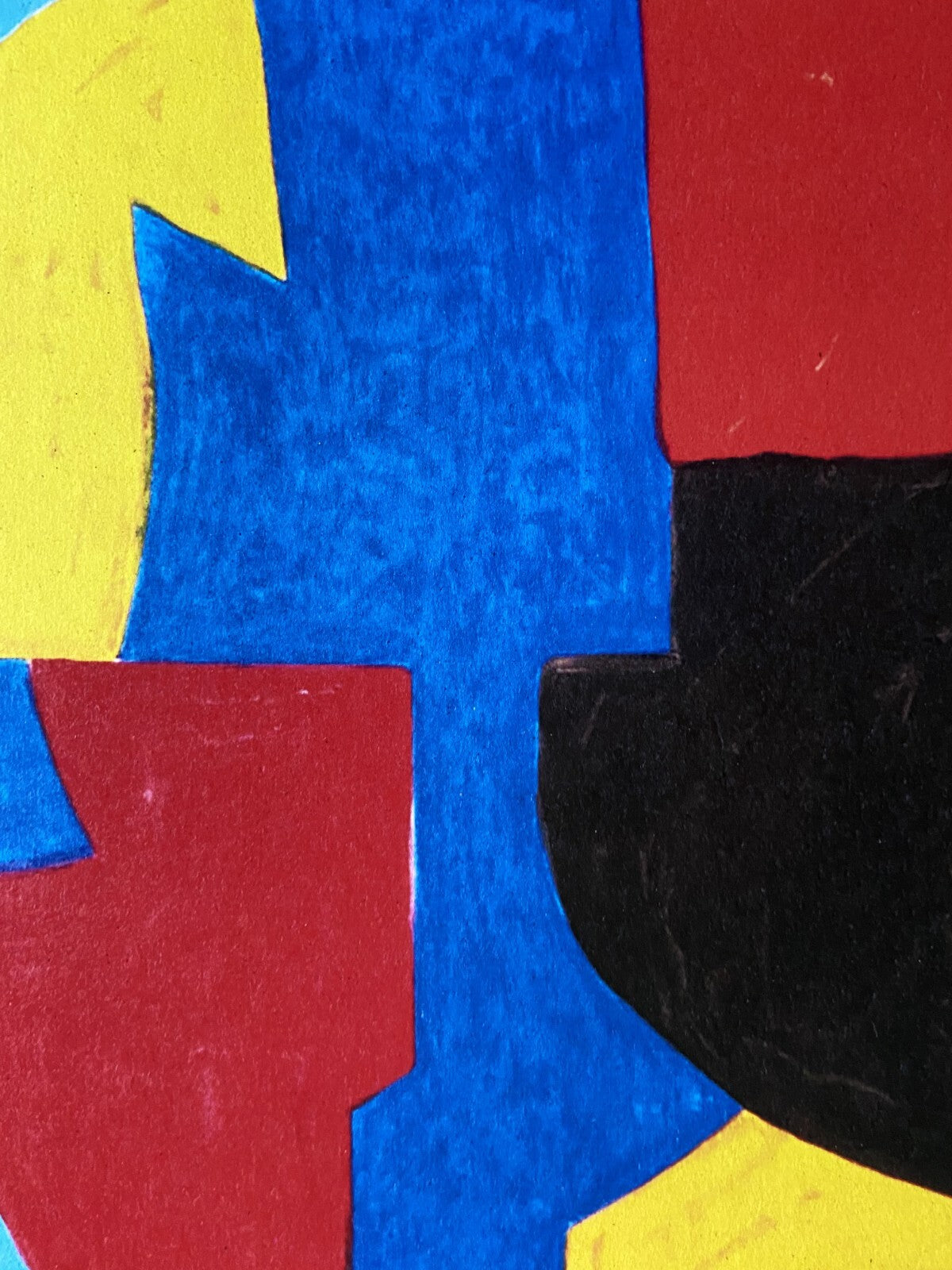 Serge Poliakoff Lithograph Moma Coa Signed Op Numbered In Pencil