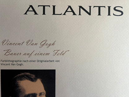 Vincent Van Gogh Lithograph Coa Signed Numbered