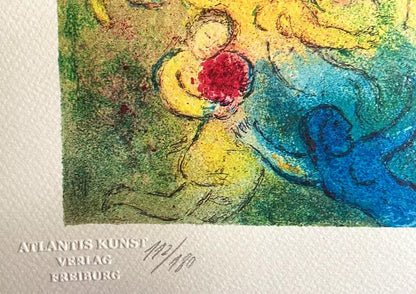 Marc Chagall Lithograph Coa Hand Numbered Signed