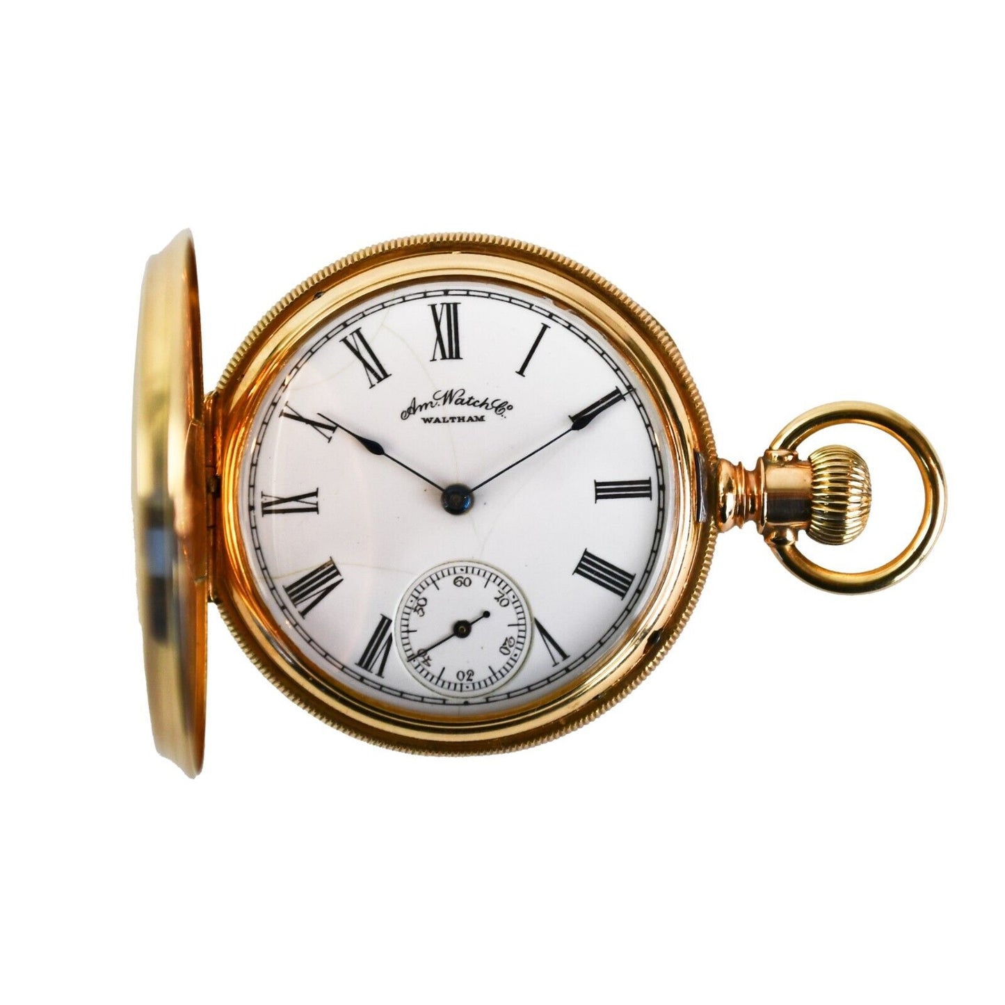 14K Yellow Gold American Waltham Pocket Watch