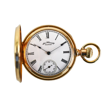 14K Yellow Gold American Waltham Pocket Watch