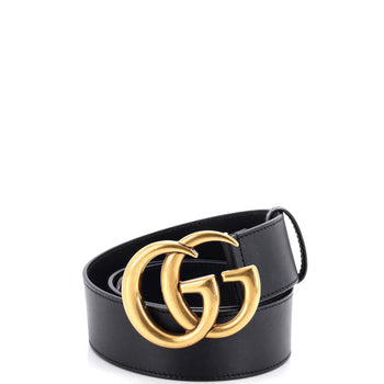 Gucci Gg Marmont Belt Leather Wide