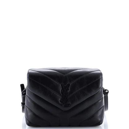 Saint Laurent Loulou Shoulder Bag Matelasse Chevron Leather Toy
