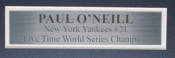 Paul O'Neill Autographed Baseball Jersey New York