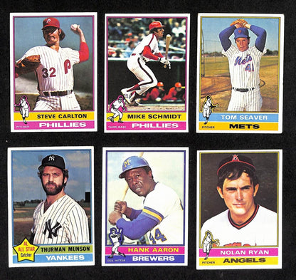 1976 Topps Baseball Complete Set (660) Brett Rc