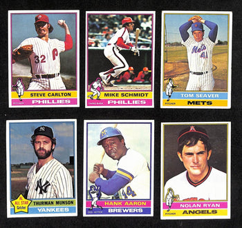 1976 Topps Baseball Complete Set (660) Brett Rc