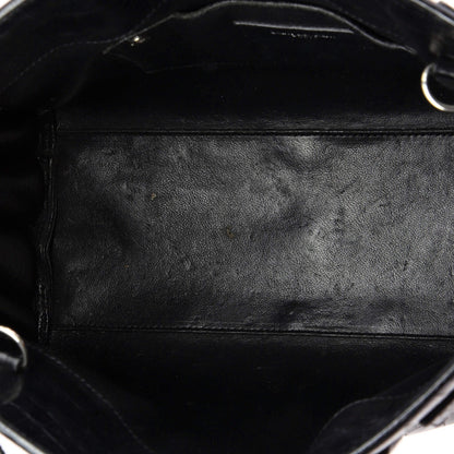 Saint Laurent Sac De Jour Nm Bag Crocodile Embossed Leather Baby