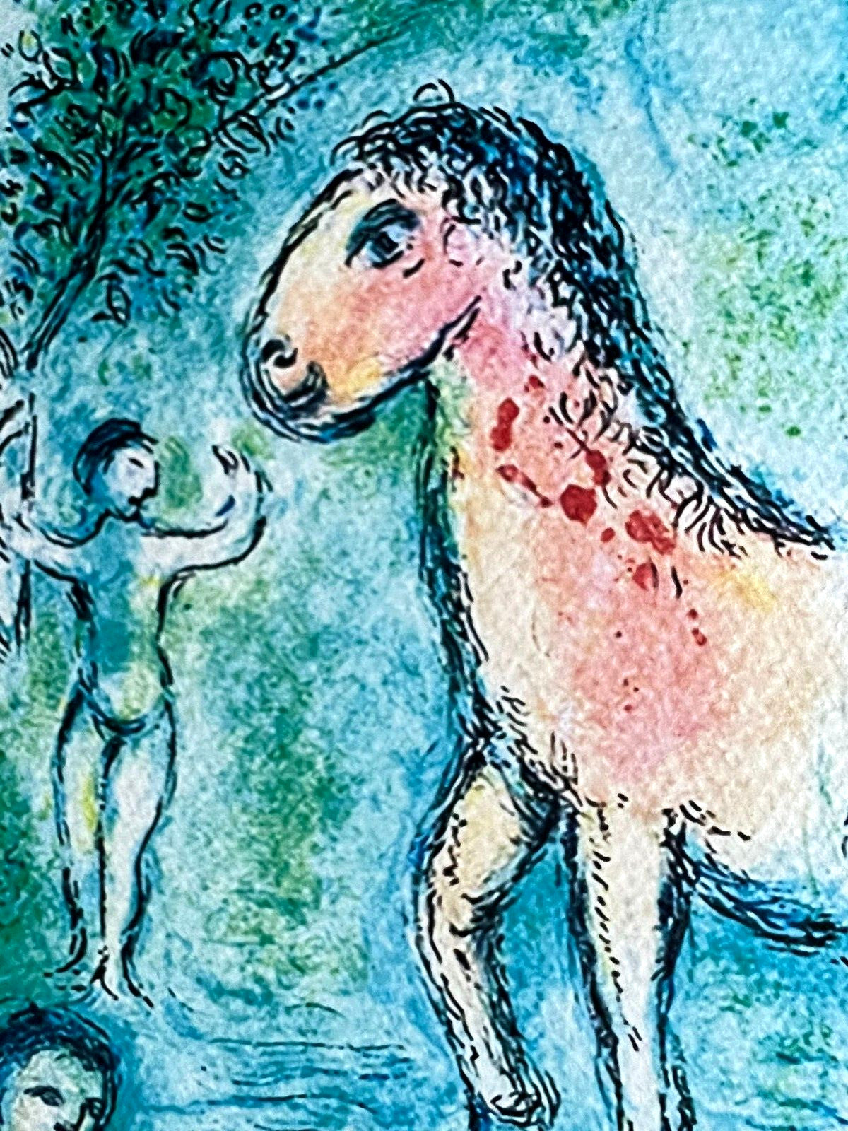 Marc Chagall Lithograph Coa Signed Hand Numbered Crayon Limited Museum