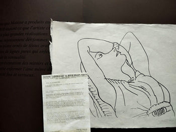 Henri Matisse Lithograph Handmade Coa Contract Signed By Hand Numbered By Hand