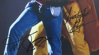 Michael J Fox/Christopher Lloyd Auto/Sign 16X20 Photo Back To Future Jsa 174008