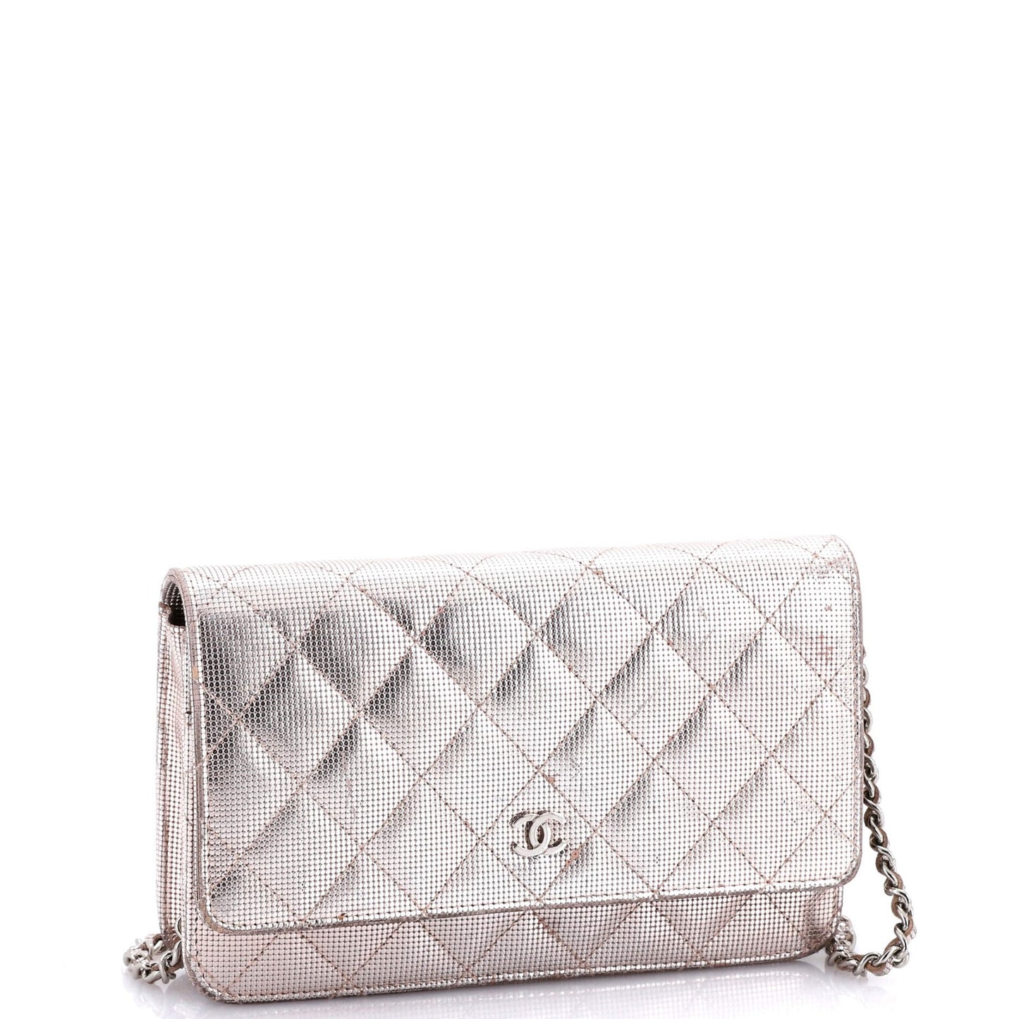 Chanel Wallet On Chain Pixel Effect Quilted Calfskin