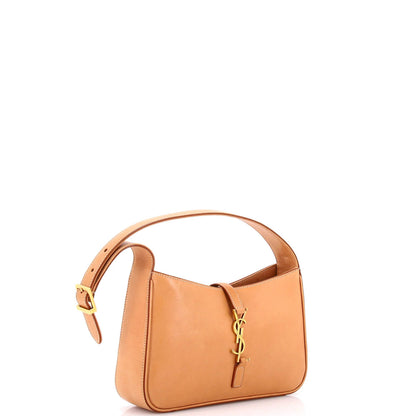 Saint Laurent Le 5 A 7 Hobo Leather Small