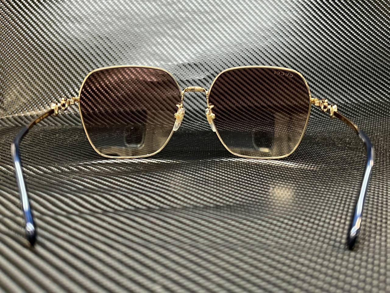 Gucci Gg0882Sa 003 Gold Square Women'S 60 Mm