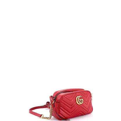 Gucci Gg Marmont Shoulder Bag Matelasse Leather Small