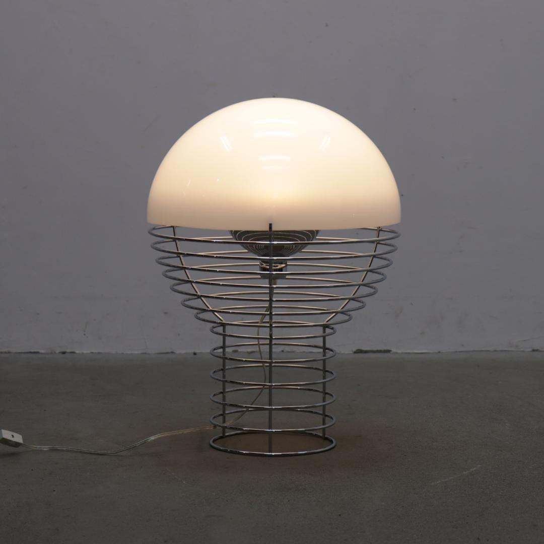 Verner Panton Wire Lamp, White, Size: ?400 x H540mm