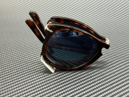 PERSOL PO0714 24 S3 Havana Blue Polarized Men's Sunglasses 54 mm