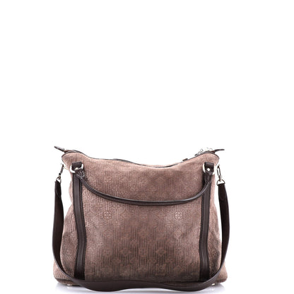 Louis Vuitton Antheia Ixia Handbag Suede Mm