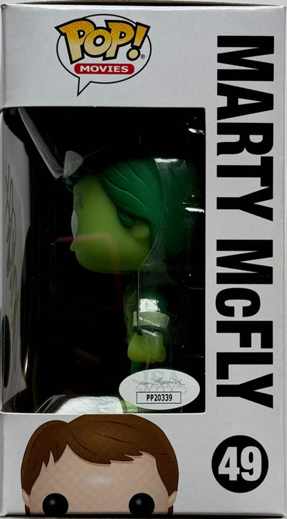 Michael J Fox Signed Marty Mcfly Signature Series Funko Pop #49 (Jsa)