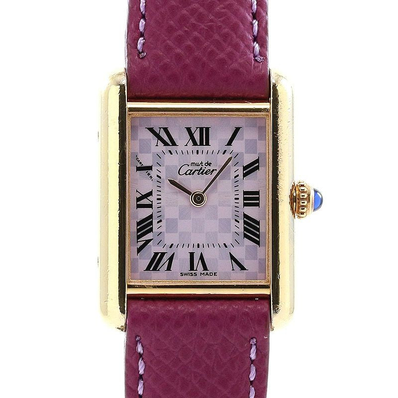 Cartier Must Tank Sm Vermeil 2003 Christmas Limited Edition W1017554