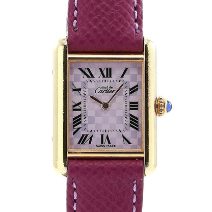 Cartier Must Tank Sm Vermeil 2003 Christmas Limited Edition W1017554