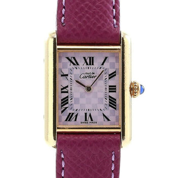 Cartier Must Tank Sm Vermeil 2003 Christmas Limited Edition W1017554