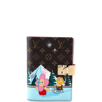 Louis Vuitton Paul Notebook Cover Limited Edition Vivienne Xmas Monogram Canvas