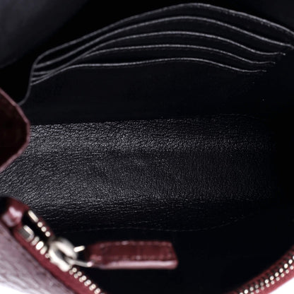 Saint Laurent Classic Monogram Kate Belt Bag Crocodile Embossed Leather