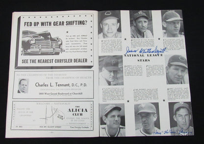 1941 All Star Signed/Auto (20) Program 10 Hofers