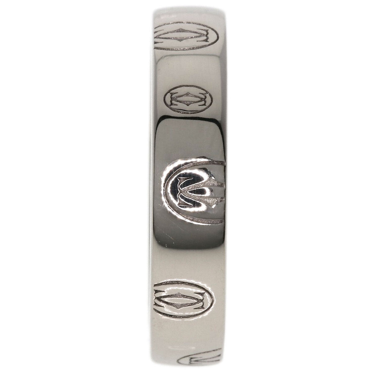 Cartier   Ring Happy Birthday # 50 K18 White Gold