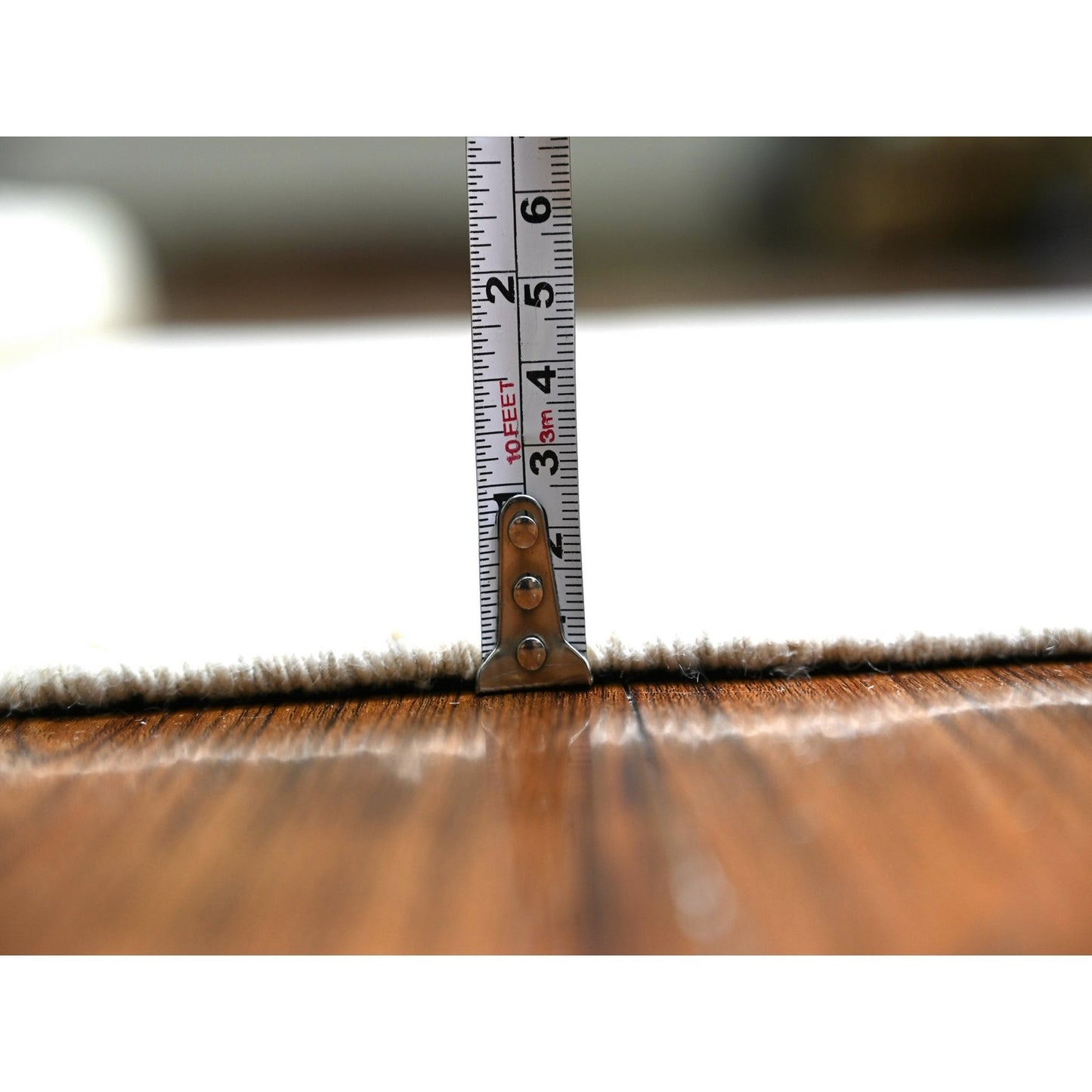 4'1"X5'8" Ivory White Wash Peshawar Faded Colors Wool Hand Knotted Rug