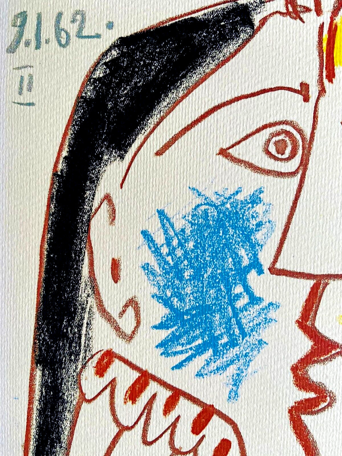 Pablo Picasso Lithograph Coa Signed In Pen Numbered In Pencil Art