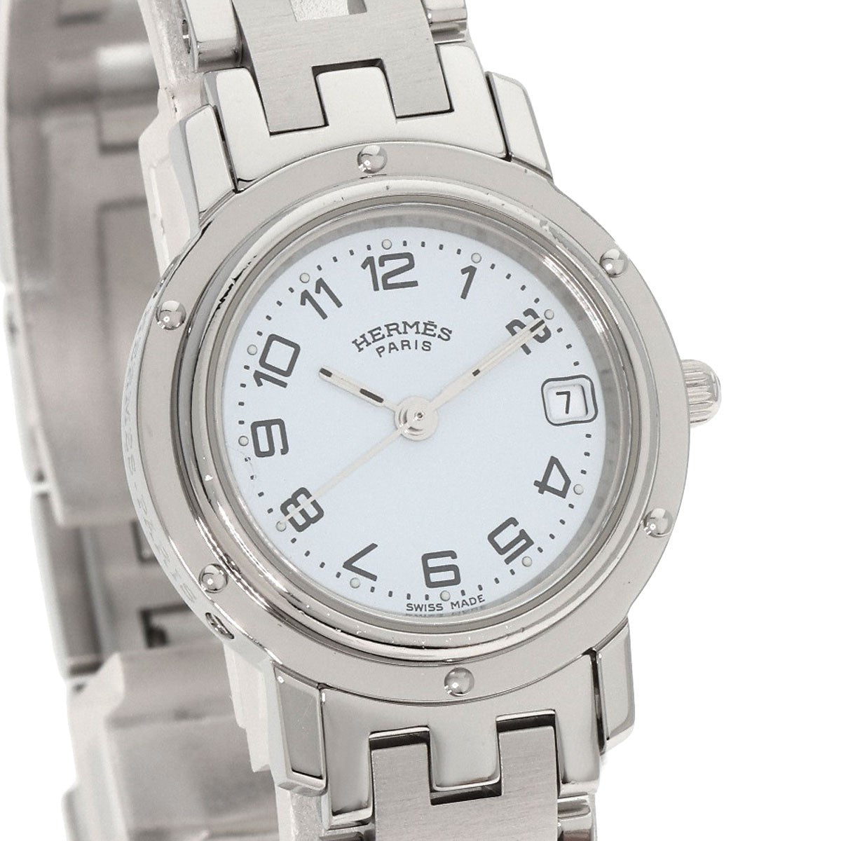 HERMES CL4.210 Clipper Watches Stainless Steel
