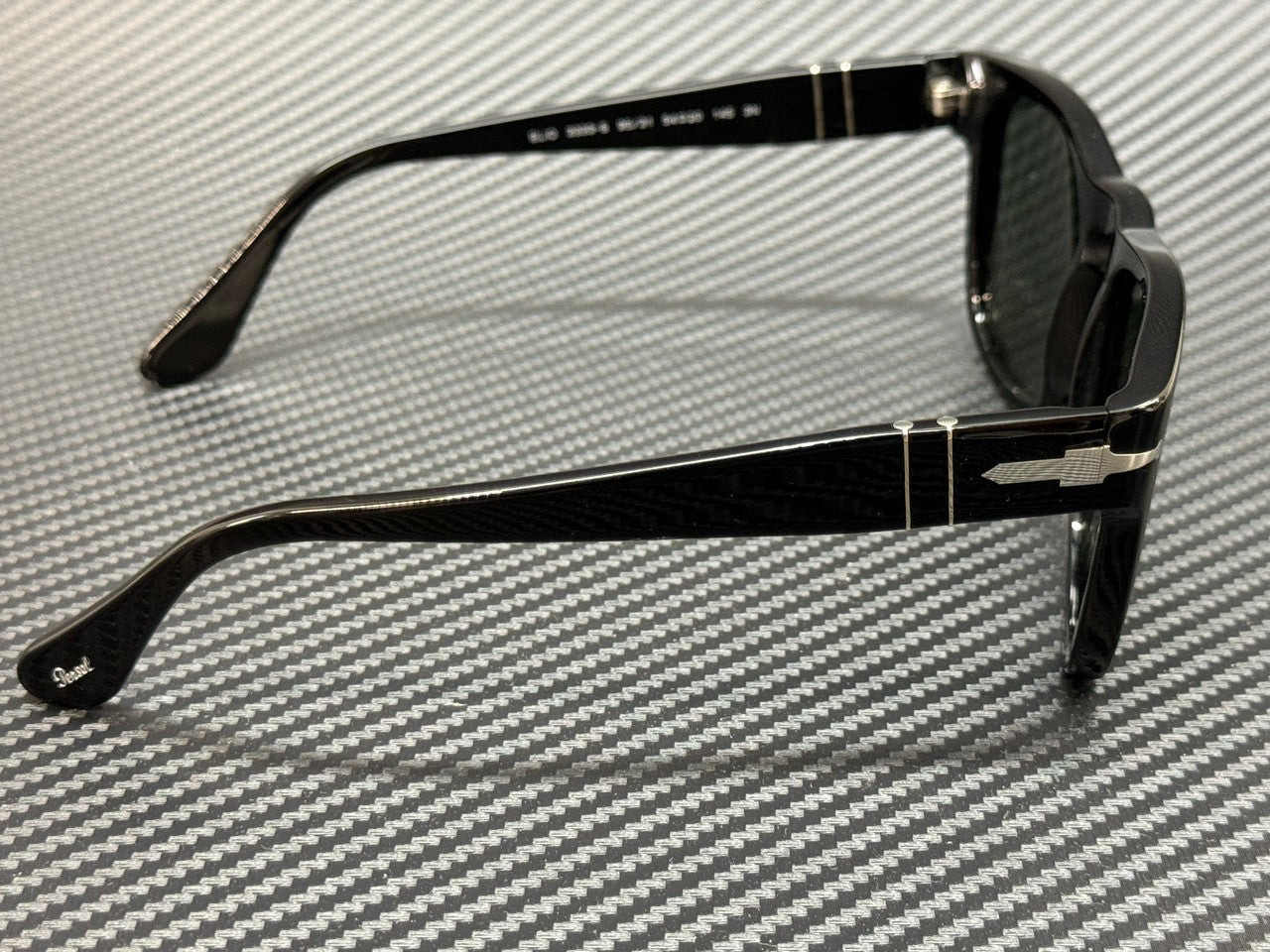PERSOL PO3333S 95 31 Black Green Men's 54 mm Sunglasses