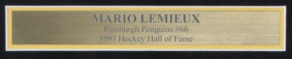 Mario Lemieux Hof Signed 8X10 Photo Collage