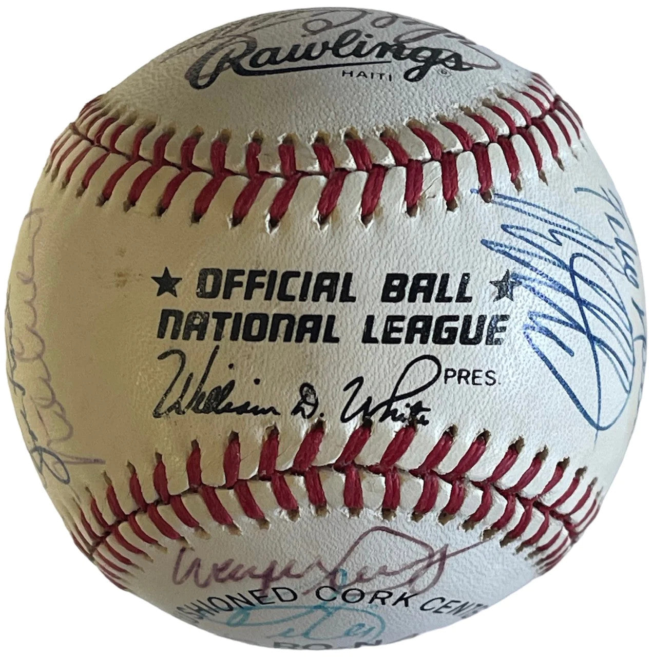 Old Timers Autographed Official National League