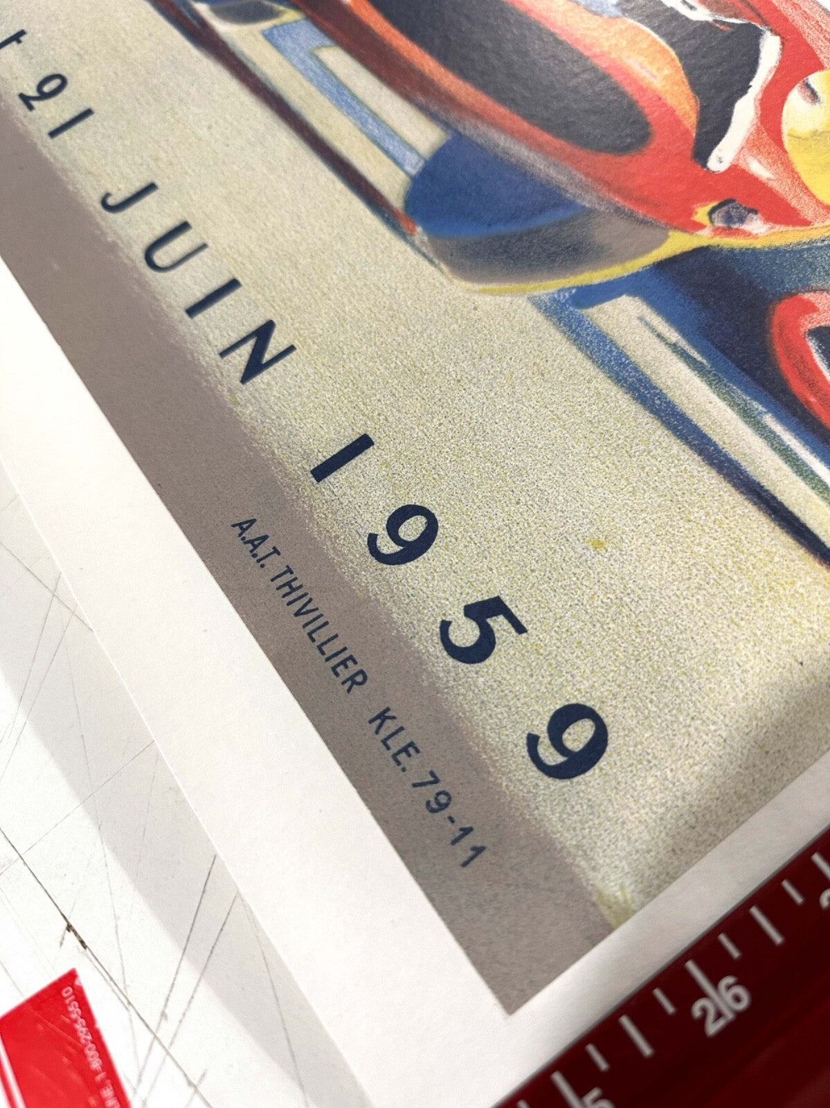 24 Hours Of Lemans 1959 24 Heures Du Mans Michel Beligond Vintage Race Poster