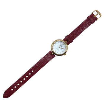 Omega De Ville Prestige Dewdrop White 424.53.27.60.55.001 Red K18Yg