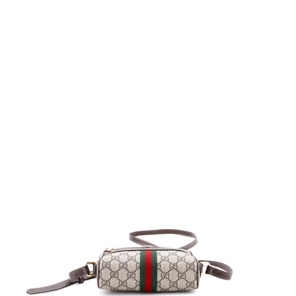 Gucci Ophidia Shoulder Bag Gg Coated Canvas Mini