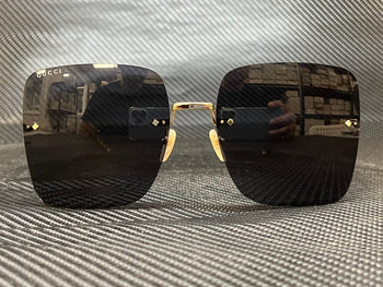 GUCCI GG1147S 001 Gold Square 62 mm Women's